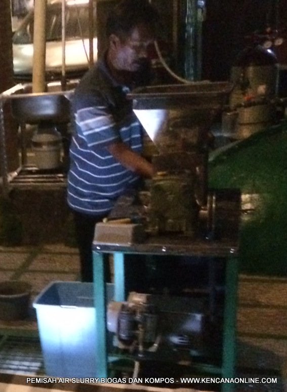 Pemisah Air Slurry Kompos dari Biodigester (1)